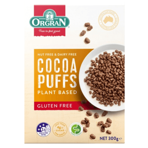 Orgran Cocoa Puffs