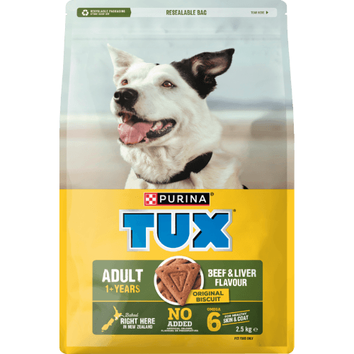 Purina TUX Adult Original Biscuit Beef & Liver Flavour Dry Dog Food