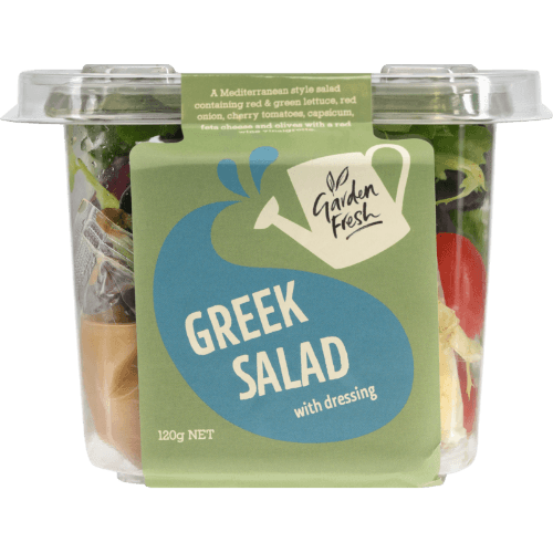 Garden Fresh Greek Salad With Dressing