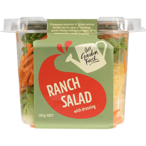 Garden Fresh Ranch Salad With Dressing
