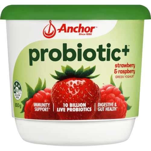 Anchor Probiotic Plus Yoghurt Tub Strawberry & Raspberry 800 g