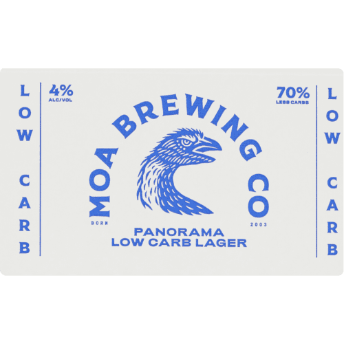 Moa Panorama Low Carb Lager Cans