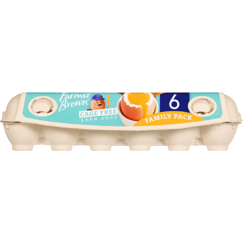 Farmer Brown Barn Size 6 Eggs