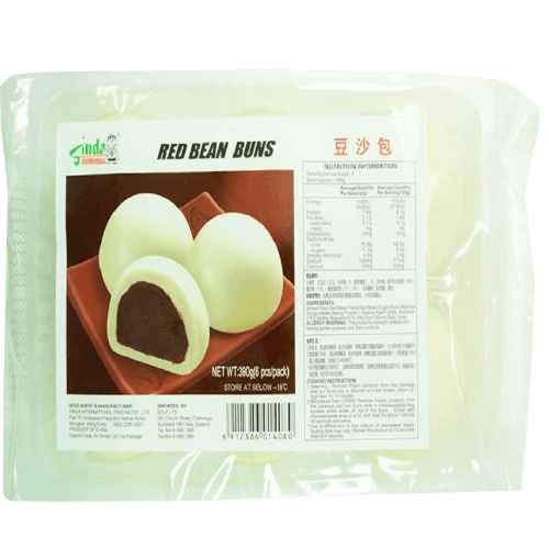 Sinda Red Bean Buns (6pcs)
