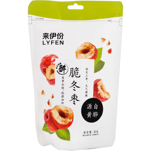 Lyfen Chinese Winter Dried Crispy Dates Pitted