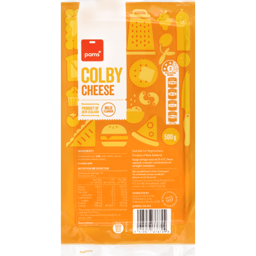 Pams Colby Cheese