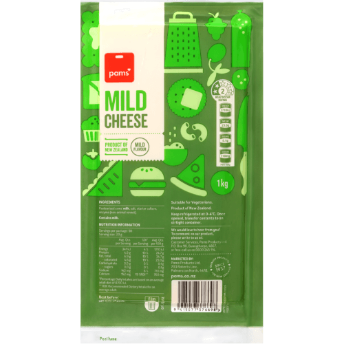 Pams Mild Cheese