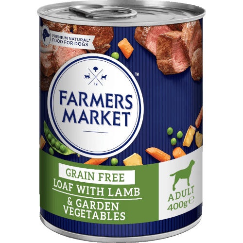 Farmers Market Grain Free Lamb Loaf with Garden Vegetables Adult Wet Dog Food
