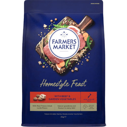 Farmers Market Homestyle Feast With Beef & Garden Vegetables Adult Dry Dog Food