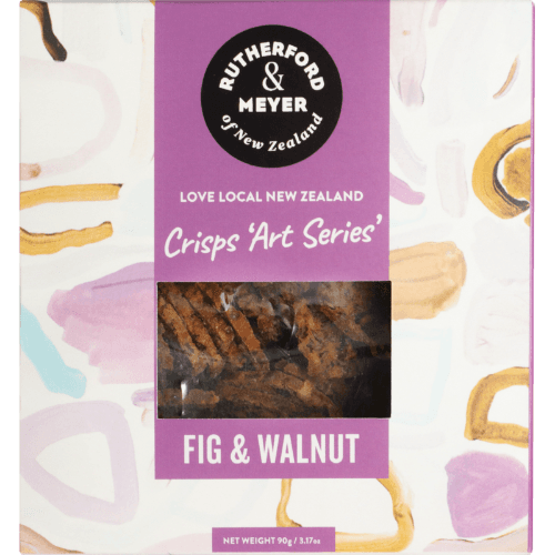 Rutherford & Meyer Crisp Art Series Fig & Walnut Crisps