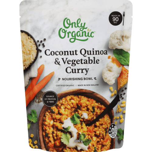 Only Organic Coconut Quinoa & Vegetable Curry Nourishing Bowl