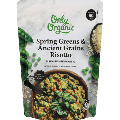 Only Organic Spring Greens & Ancient Grains Risotto Nourishing Bowl