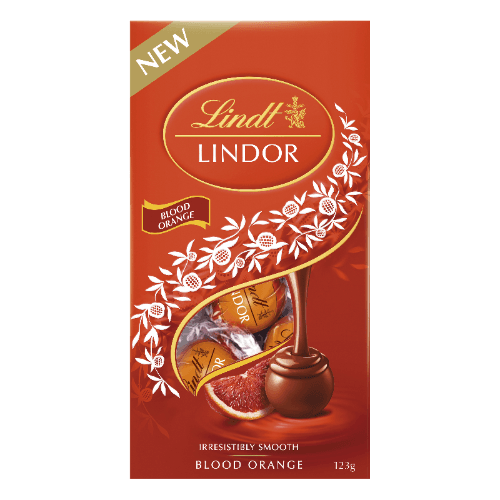Lindt Lindor Blood Orange Chocolate Pouch
