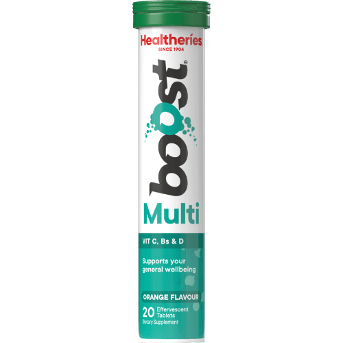 Healtheries Boost Multi Orange Flavour Effervescent Tablets