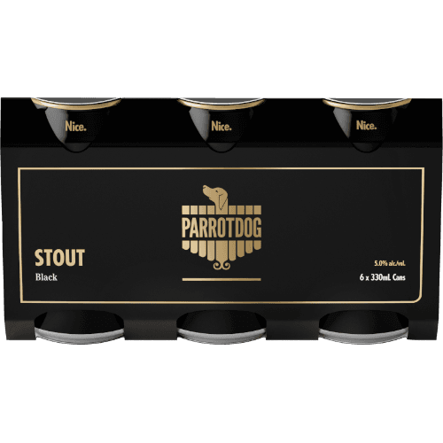 Parrotdog Stout Black Beer Cans