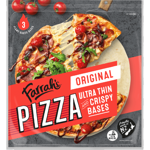 Farrah's Original Ultra Thin And Crispy Pizza Bases