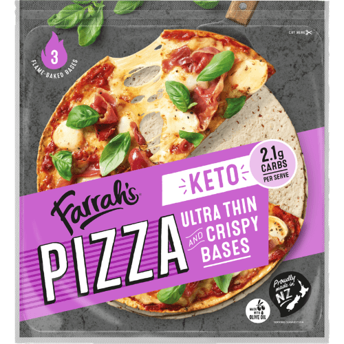 Farrah's Keto Ultra Thin And Crispy Pizza Bases