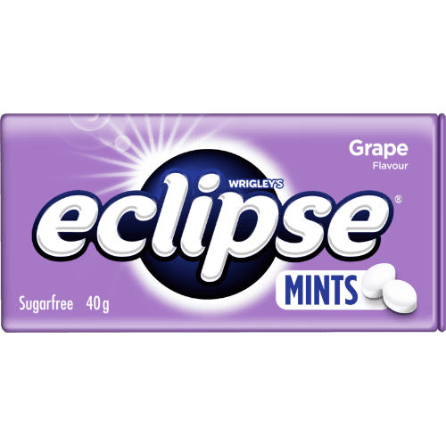 Eclipse Grape Flavour Sugarfree Mints