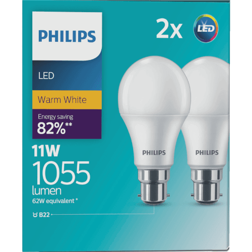 Philips LED Warm White 11W 1055 Lumen Bayonet Bulb
