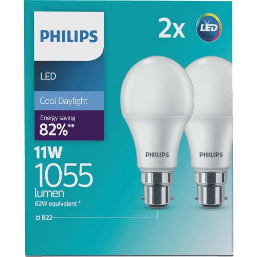 Philips LED Cool Daylight 11W 1055 Lumen Bayonet Bulb