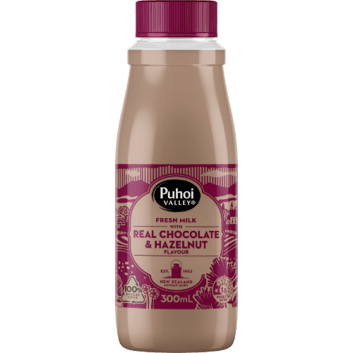 Puhoi Valley Real Chocolate & Hazelnut Flavour Milk