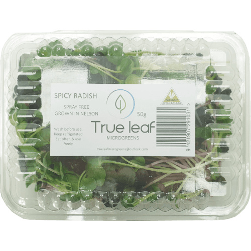 True Leaf Microgreens Spicy Radish Salad