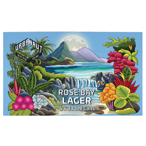 Urbanaut Rose Bay Lager 6 × 330 mL