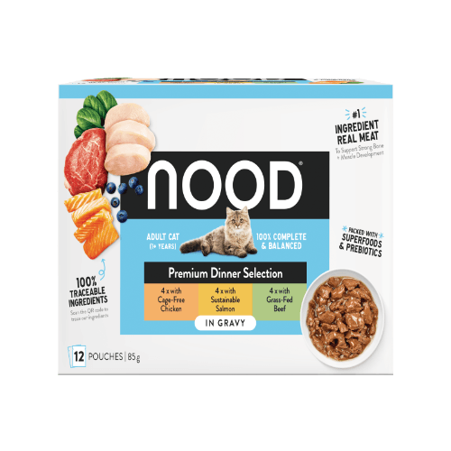 Nood Premium Dinner Selection In Gravy Adult Wet Cat Food