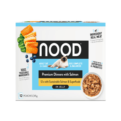 Nood Sustainable Salmon & Superfoods In Jelly Adult Wet Cat Food