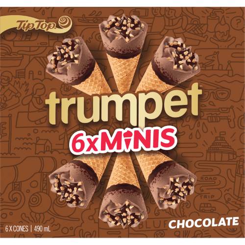 Tip Top Trumpet Chocolate Minis Ice Cream