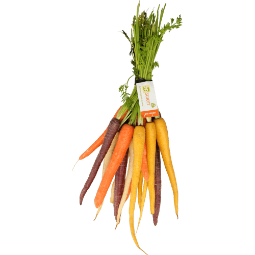 So Sweet Coloured Bunch Carrots