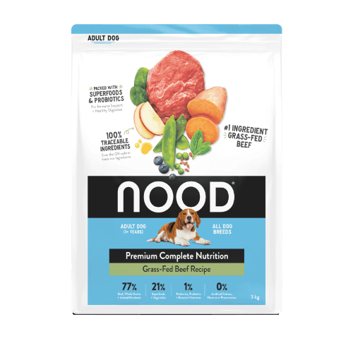 Nood Grass-Fed Beef Recipe Adult Dry Dog Food