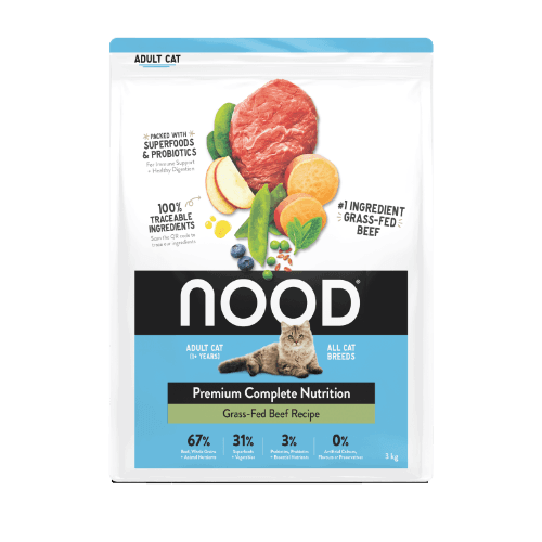 Nood Grass-fed Beef Recipe Cat Dry Food