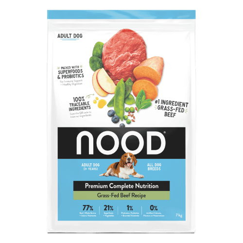 Nood Grass-Fed Beef Recipe Adult Dry Dog Food