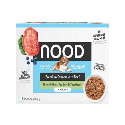 Nood Grass-Fed Beef & Superfoods In Gravy Adult Wet Dog Food