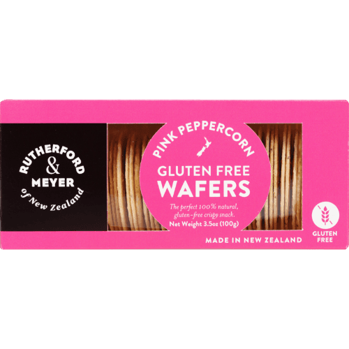 Rutherford & Meyer Pink Peppercorn Rice Wafers