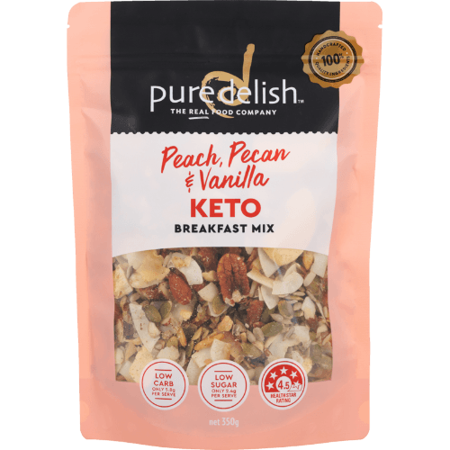 Pure Delish Peach Pecan & Vanilla Keto Breakfast Mix