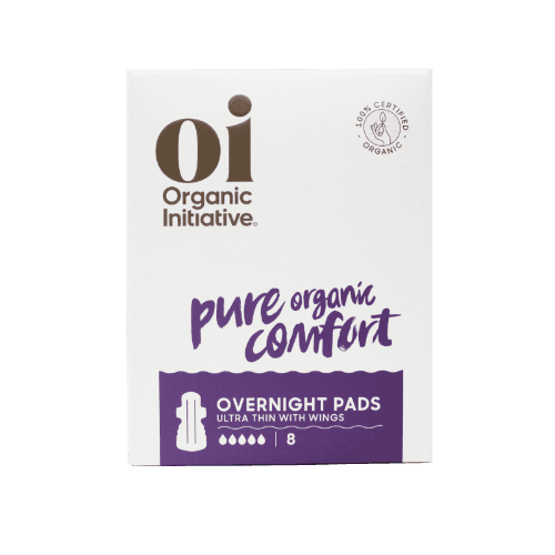 Oi Organic Cotton Pads Overnight