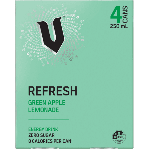 V Refresh Green Apple Lemonade Energy Drink