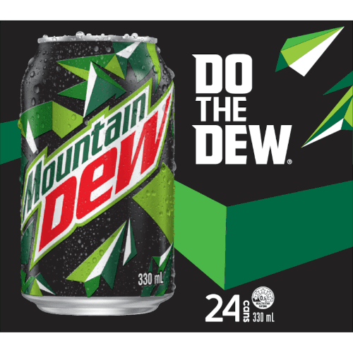 Mountain Dew Do The Dew Soft Drink Cans
