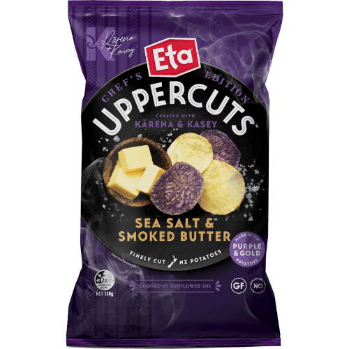 Eta Uppercuts Chef's Edition Sea Salt & Smoked Butter Potato Chips