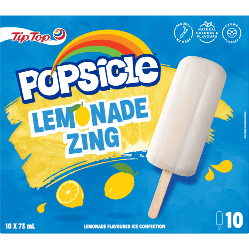 Tip Top Popsicle Lemonade Ice Block