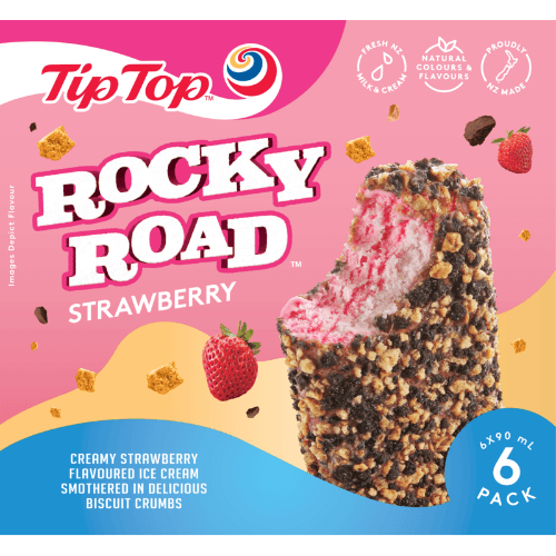Tip Top Rocky Road Strawberry Ice Cream