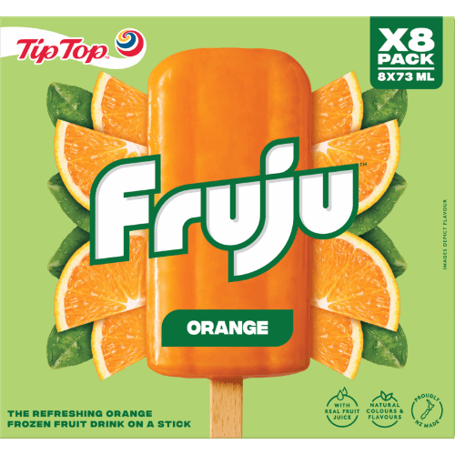Tip Top Fruju Orange Ice Blocks