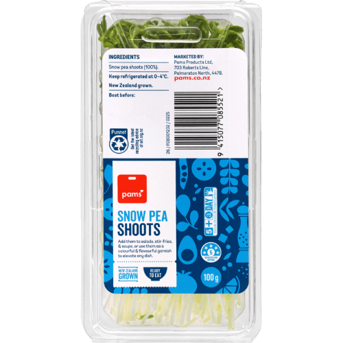 Pams Snow Pea Shoots
