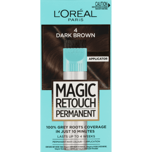 L'Oreal Paris Magic Retouch Roots Dark Brown 4 Permanent Hair Colour