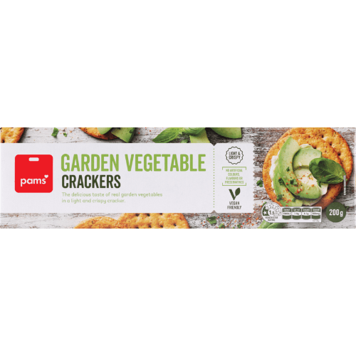 Pams Garden Vegetable Crackers