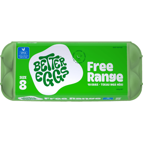 Better Eggs Free Range Size 8 Eggs
