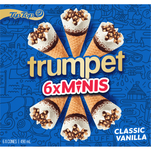 Tip Top Trumpet Classic Vanilla Minis Ice Cream