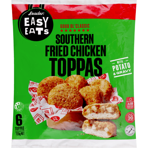 Leader Easy Eats Leader Southern Fried Chicken Toppas